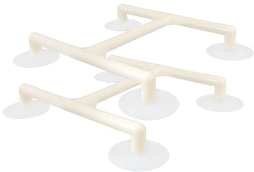 HOMSFOU Saugnäpfe für LCD Bildschirme Werkzeug zum Entfernen von Tv Panels Gummi und Abs Weiß für Werkstatt und Haushalt