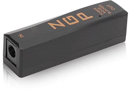 POENVFPO Power Noise Blocker, DC 9V Output, ABS Material, Noise Reduction Circuit, Compact Size with LED Indicator, Compatible with Effect Devices and Power Banks