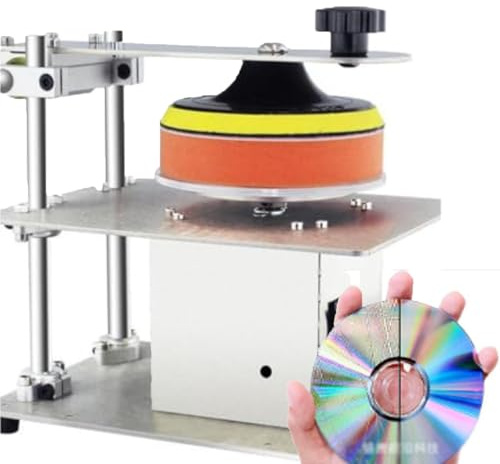 ZHIXUMM Dvd/Cd Repair Cleaning Machine, Disc Repair Machine, Semi-Automatic Polisher,Cd/Dvd Disc Polishing Machine, For Scratched Dvds And Cds, 99% Repair Rate
