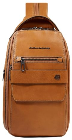 Piquadro Personalisierbare Sling bag mit Rucksack-Option Mann Leder beige