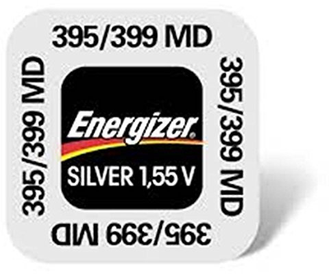 Energizer 395/399 Lot de deux piles 1.55V silver oxide