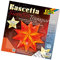 folia 840/3030 - Bastelset Bascetta Stern, Transparent orange, 30 x 30 cm, 32 Blatt, fertige Größe des Papiersterns ca. 40 cm, mit ausführlicher Anleitung - ideal zur zeitlosen Dekoration