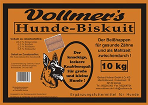 Vollmer's 37140 Hundefutter Biskuit 10 kg
