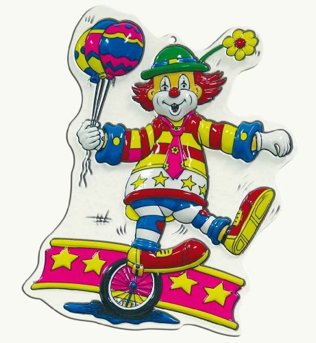 WAND-DEKO CLOWN M. EINRAD