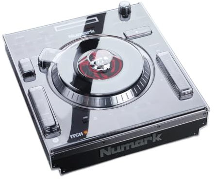 Decksaver Cover for Numark V7 - Super-Durable Polycarbonate Protective lid in Smoked Clear Colour, Made in The UK - The DJs' Choice for Unbeatable Protection