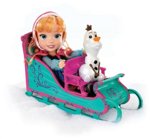 Disney Frozen Anna, Olaf and Sleigh - Anna's Frozen Adventure