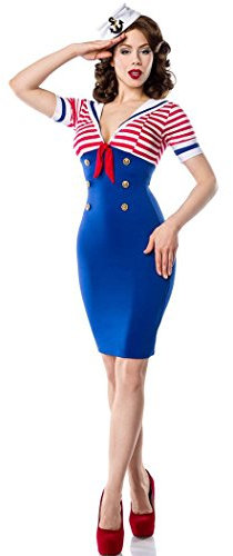 Atixo 50003 - Vestido Marinero, Talla XL, Multicolor