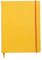 RHODIA 117566C - Jonquille Soft Notebook - 19x25 cm - Dot Dot - 160 pages - 90g Ivory Clairefontaine Paper - Bookmark, Elastic Closure - Faux Leather Cover - Rhodiarama Collection