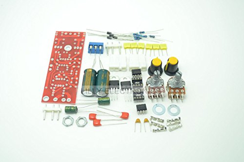 Q-BAIHE Low-Pass Filter Preamplifier AC 12-15V DIY Kit Dual Subwoofer Connected