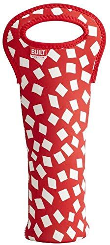 Built Konfetti eine Flasche Wein Tote, Rot
