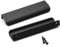 Goldenwarm 15 Pack Black Aluminium Modern Pull Handles, 150mm x 43mm, Black, 128mm Hole Centers