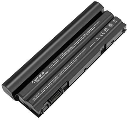 Exmate 7800mAh M5Y0X T54FJ Batterie pour Dell Latitude E5420 E5430 E5520 E5530 E6420 E6430 E6440 E6520 E6530 E6540 Ordinateur PC Portable[11.1V 86.58Wh]