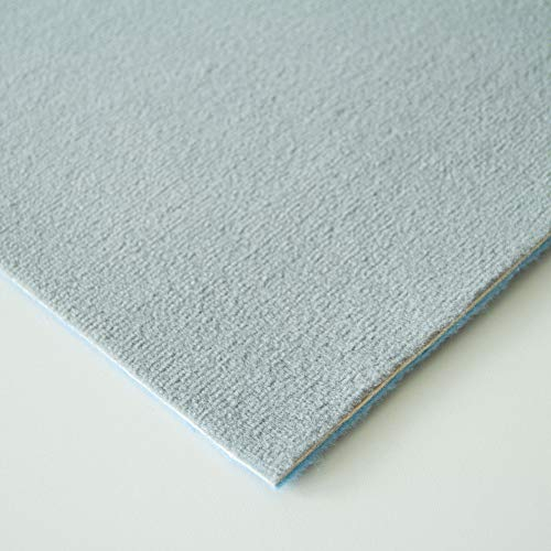 Steffensmeier Velours Teppichboden Verona Meterware | Auslegware für Kinderzimmer Wohnzimmer Schlafzimmer | Grau, Größe: 200x100 cm