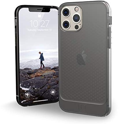 Urban Armor Gear U by UAG [U] Lucent Hülle Apple iPhone 12 / iPhone 12 Pro (6,1 Zoll) Schutzhülle (Halb-transparentes Case, Wireless Charging kompatibel, Ultra Slim Bumper) - ash (grau transparent)