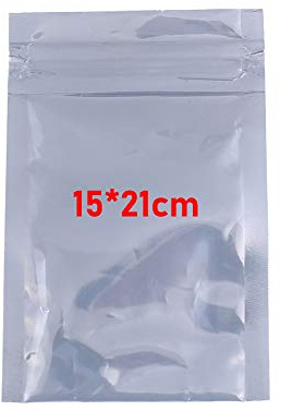 100 unidades antiestáticas ESD, 5 tamaños, blindaje antiestático, bolsas traslúcidas reutilizables para dispositivos electrónicos, 100 x 6 x 9 cm/8 x 12 cm/10 x 15 cm/15 x 21 cm/21 x 23 cm