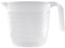 Tradineur - Jarra medidora de plástico de 600 ml. Recipiente para medir líquidos y sólidos 11 x 10,5 cm, cocina o repostería, válida para microondas y lavavajillas