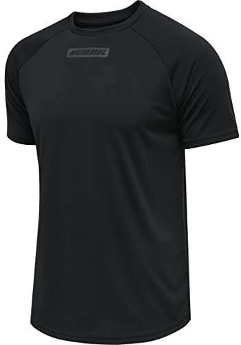 Hummel Herren Hmlte Topaz T-Shirt, Schwarz, XL EU