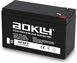 Aokly Power Batteria al piombo AGM 12V - 7Ah / Modello 6FM7