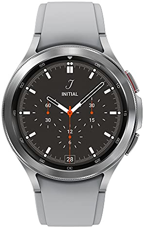 Samsung Galaxy Watch4 Classic 46mm Bluetooth Smart Watch, Rotating Bezel, 3 Year Manufacturer Warranty, Silver (UK Version)