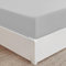 Mellanni Drap Housse 160 x 200 Bonnet 40 Cm - Doux, Résistant, Anti-Plis, Élastique Tout Autour - (160x200 cm, Gris Clair)