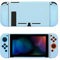 CUZKC Custodia compatibile per Nintendo Switch, custodia morbida in TPU opaco, custodia rimovibile per console Switch e Joy-Con, resistente agli urti e ai graffi.(Blu)