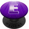 Monogram Initial Letter E Pop Socket Purple Letter E PopSockets Swappable PopGrip