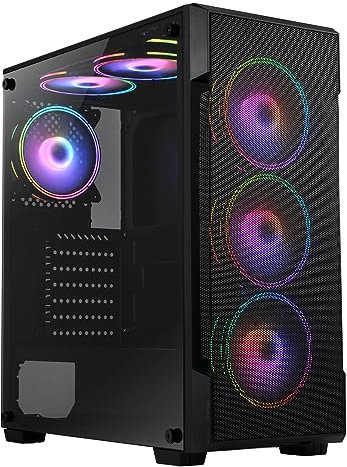 OCHW Gaming PC, Ryzen 5500 • RTX 3050 8GB Graphics Card • 32GB 3200MHz DDR4 • 1TB SSD • 650W PSU Bronze Rated • Crossfire Mesh RGB Gaming Case • WIFI • Windows 11 Pro