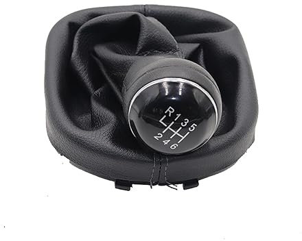 Car Schaltsack Für VW Für Touran Für Caddy MK2 2003-2010 2004-2009 5/6 Geschwindigkeit Auto Shift Schaltknauf Hebel Gaitor Boot Abdeckung Car Gear Shift Knob (Größe : A 6 speed type)