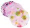 POPETPOP Juego De 5 Gorros De Baño De Eva Con Patrón De Ondas Cómodos Y Elásticos Para Mujer