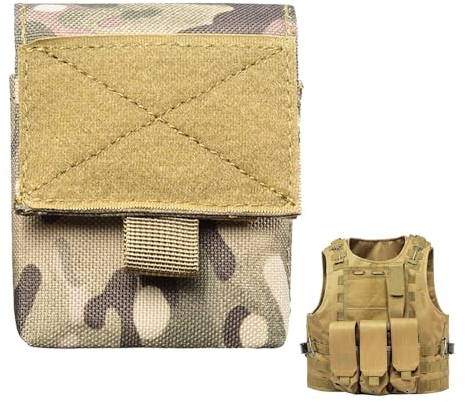 Teksome Pochette utilitaire pour gadget – Sac banane fin utilitaire, sac de téléphone pour homme, pochette de rangement pour un usage quotidien, la plage, les activités de pêche