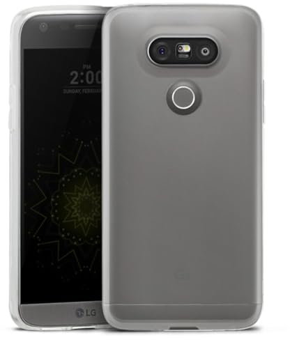 DeinDesign Custodia di Silicone Compatibile con LG G5 Custodia Trasparente Cover per Smartphone Trasparente Trasparente