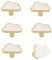 MOROBOR Decorative Cloud Kitchen Cabinet Knobs, 6 Pack Creative Dresser Drawer Pulls Furniture Cupboard Door Pull Handles Single Hole Zinc Alloy Knobs Furniture Accessories
