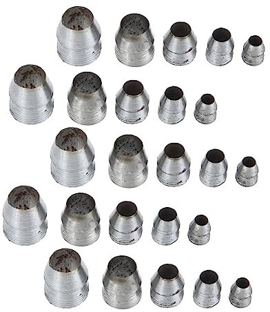 Angoily 50 Teiliges Reparaturwerkzeug Runde Axtkeile Aus Stahl Axtstiel Keil Vorschlaghammer Keile 5160 Stahlhammerstiel Axtkeil Set Griff Spaltkeil Äxte Hammerzubehör