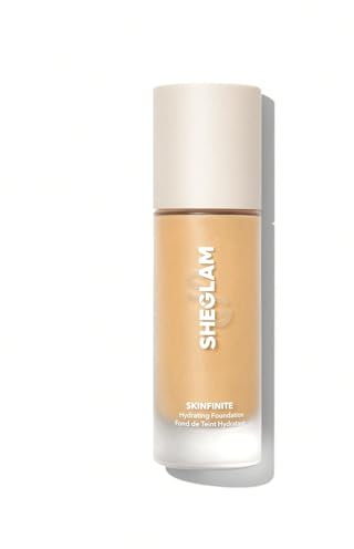SHEGLAM Skinfinite feuchtigkeitsspendende Foundation, makellose dewy Deckkraft unsichtbare Poren leicht natürlich nicht fettig weiche flüssige Foundation-Bamboo