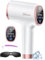 Epilatore Luce Pulsata IPL con Funzione di Raffreddamento, Schermo tattile LCD, 9 Livelli di Energia,600-1200NM Onda Luminosa Rossa, Luce Pulsata 999,900, Apparecchiature Laser