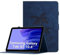 Custodia per Samsung Galaxy Tab A7 10.4 Pollici 2022/2020 SM-T509 / T500 / T505 / T507 Cover in Pelle PU Case Coperchio Multi-Angli Supporto Pieghevole Cover Protettiva con Chiusura Magnetica-Blu