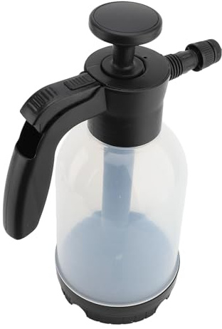 SIXRUN Pulverizador de Espuma Manual 2L, Bomba de Presión Ajustable, Boquillas Ajustables, Multifuncional para Lavado de Autos y Jardín