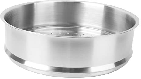 HOLIDYOYO Edelstahl Dampfgarer Zum Kochen Von Lebensmitteln Dampfkorb Brötchen Dampfgarer Küche Dampfgitter