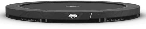 BERG InGround Trampolin Champion Sports | Bodentrampolin für Garten | AirFlow Pro Sprungfläche | viele TwinSpring Federn | Mit Sicherheitsnetz