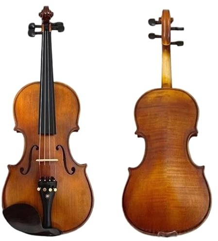 Violine Musikinstrumente Geige Mit Fichtendecke Volle Größe Handgefertigt Anfänger/Erwachsene Übungsspiel(1-8)