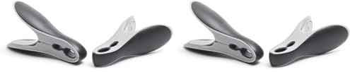 Brabantia - Pinces à Linge intelligentes - Pinces à Linge - Forte adhérence pour Le Linge Lourd - sans Empreintes - Pas de Taches de Rouille - 100% Plastique - pour Sac à Pinces - Essentiels de