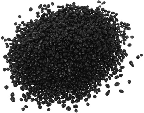 iplusmile Schwarzer Aquarienkies 500g – Polierte Dekosteine für Aquarium Wasserpflanzen Vasen und Pflanzgefäße Kieselsteine als Bodengrund und Füllmaterial für Gartengestaltung