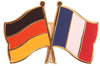 Yantec Freundschaftspin Deutschland-Frankreich Pin Flagge