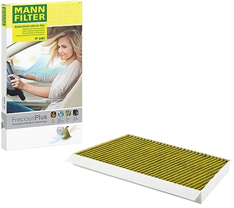 MANN-FILTER FP 3461 Filtre à air d'habitacle – FreciousPlus filtre à pollen bio-fonctionnel – Pour véhicule particulier