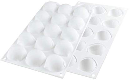 Silikomart Marron GLAC€ 30 - STAMPO in Silicone N.15 Marron GLAC€ 47X48 H 25 MM