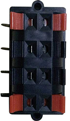 TRU Components 737763 Lautsprecher-Steckverbinder Buchse, Einbau horizontal Polzahl (num): 8 Schwarz