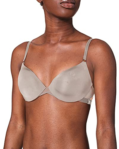 Sloggi Damen Halbschalen BH S Symmetry WHP, Grau (Dust 3334), Gr. 75C