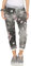 CLEOSTYLE angesagte Damen Jogginhose im Boyfriend-Style für Freizeit, Sport und Fitness 9-2 (Schwarz/Blume)