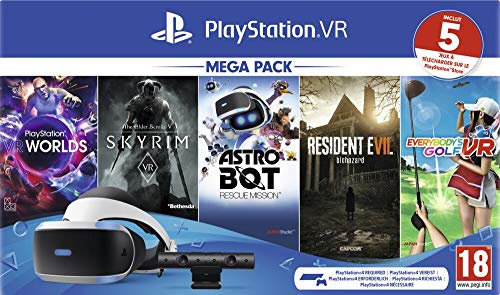 VR PlayStation MK4 + Kamera V2 + 5 Jeux B /2 - PS4.