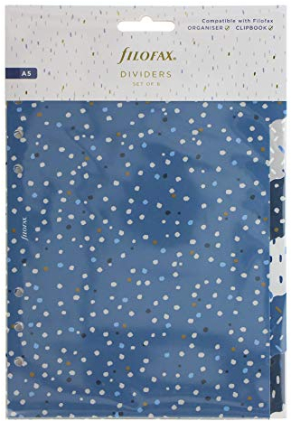 Filofax Indigo A5 Dividers, 132760